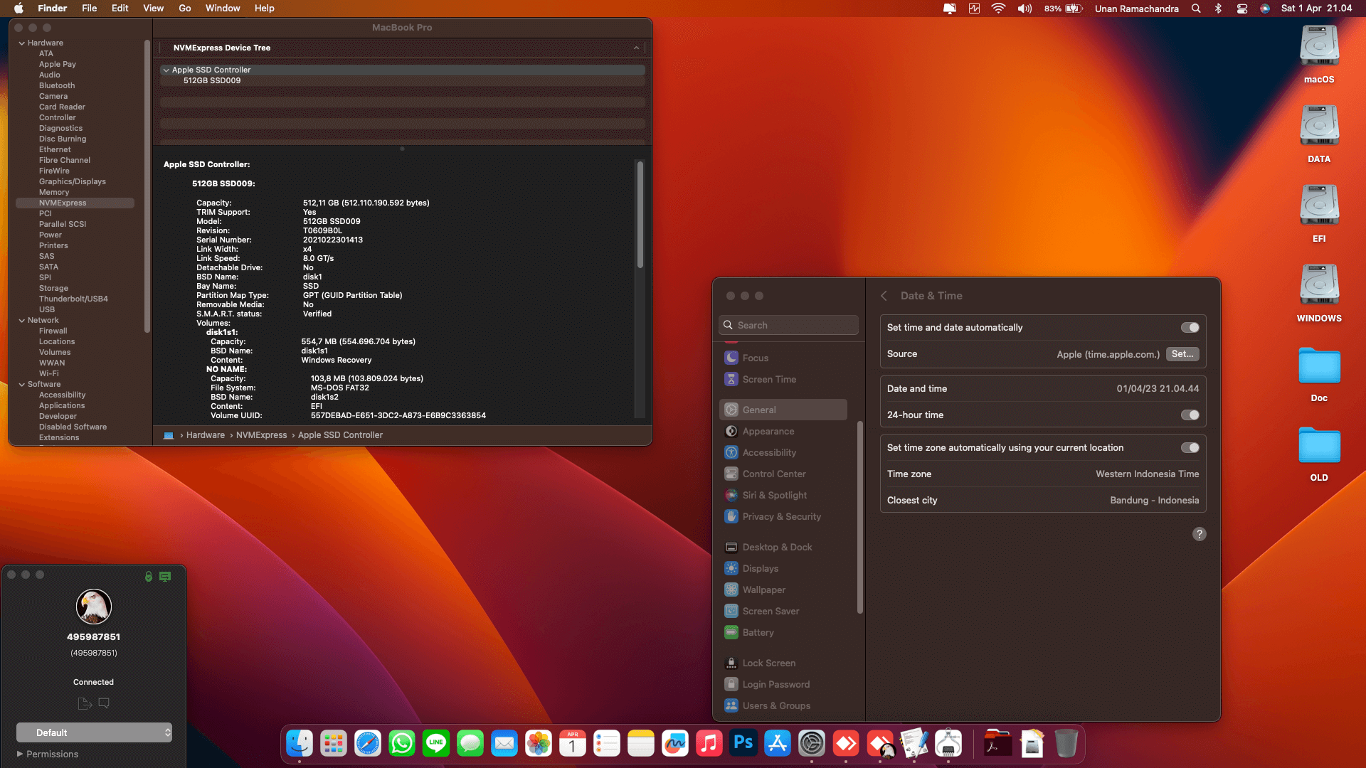 Asus TUF Gaming FX503VD E4310T [KabyLake   Intel HD 630 + I2C]   OpenCore 6